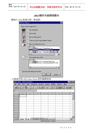 人力资源-2022SPSS操作介面环境简介