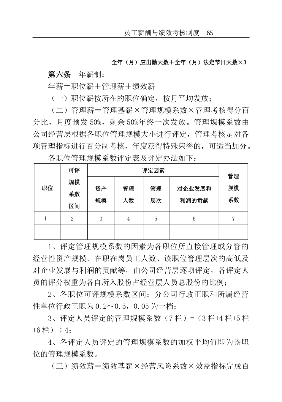 人力资源-20227之七员工薪酬与绩效考核制度_第3页