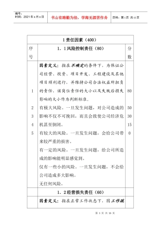 人力资源-202228因素岗位评价