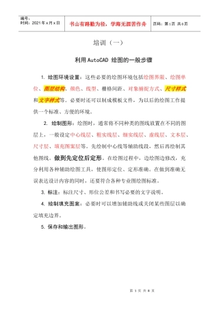 人力资源-2022CAD培训(一)