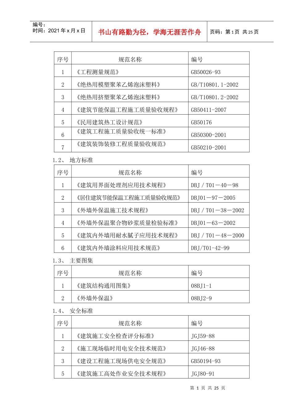 外墙外墙保温、外墙涂料、外墙面砖施工方案_第2页
