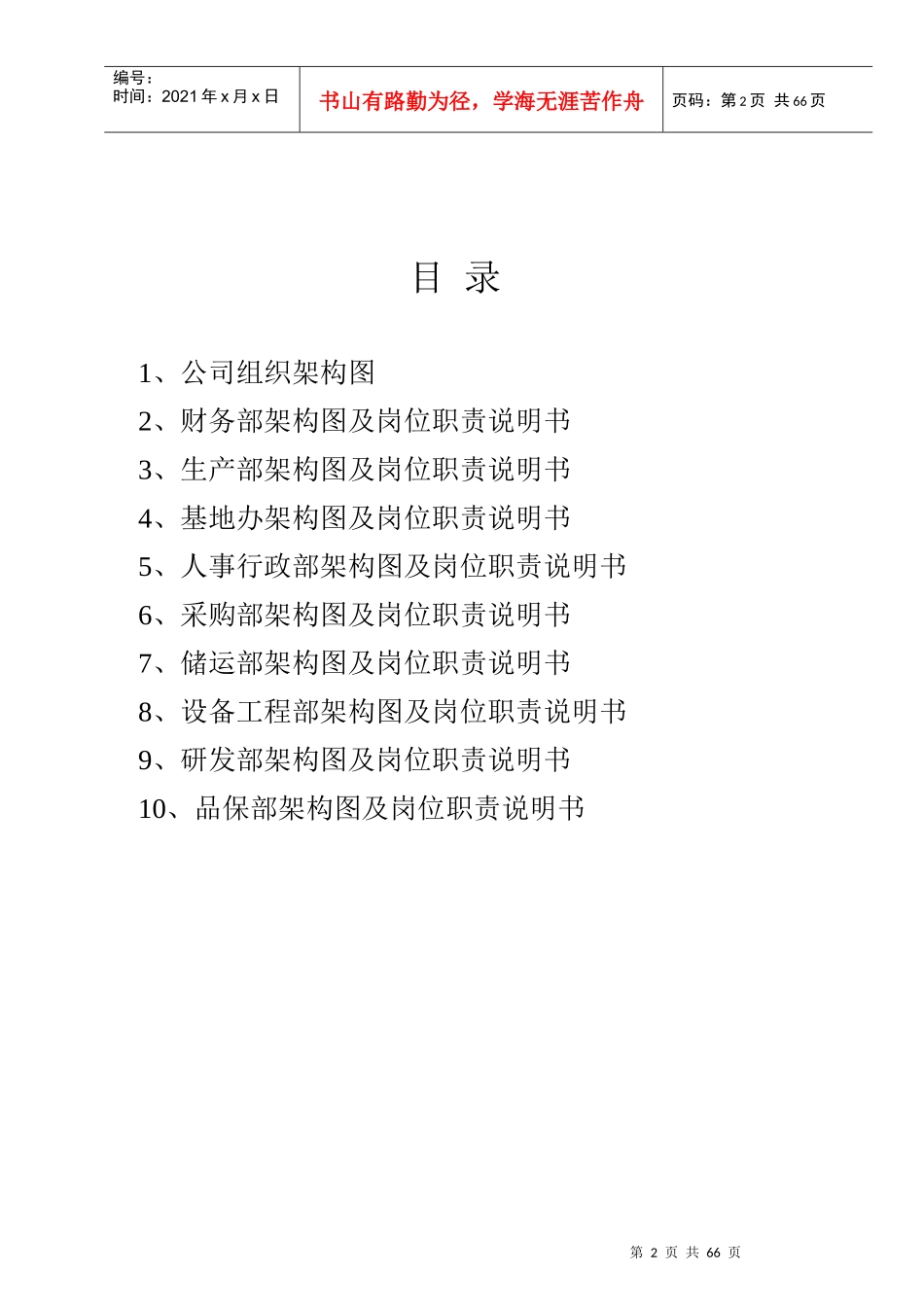 公司组织机构图及岗位职责_第2页