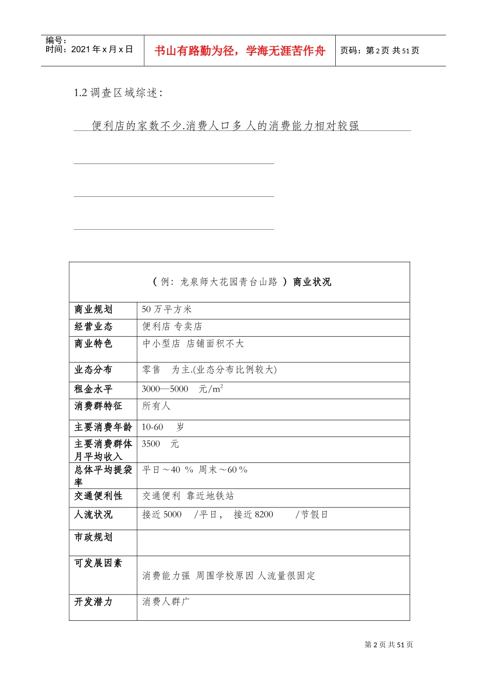 商圈分析与开店环境策划(DOC42页)_第2页