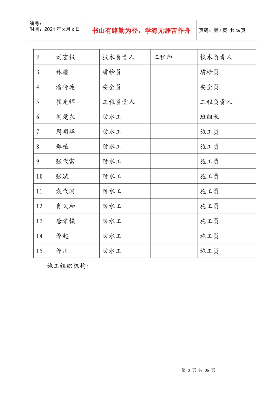 防水工程施工方案培训讲义_第3页