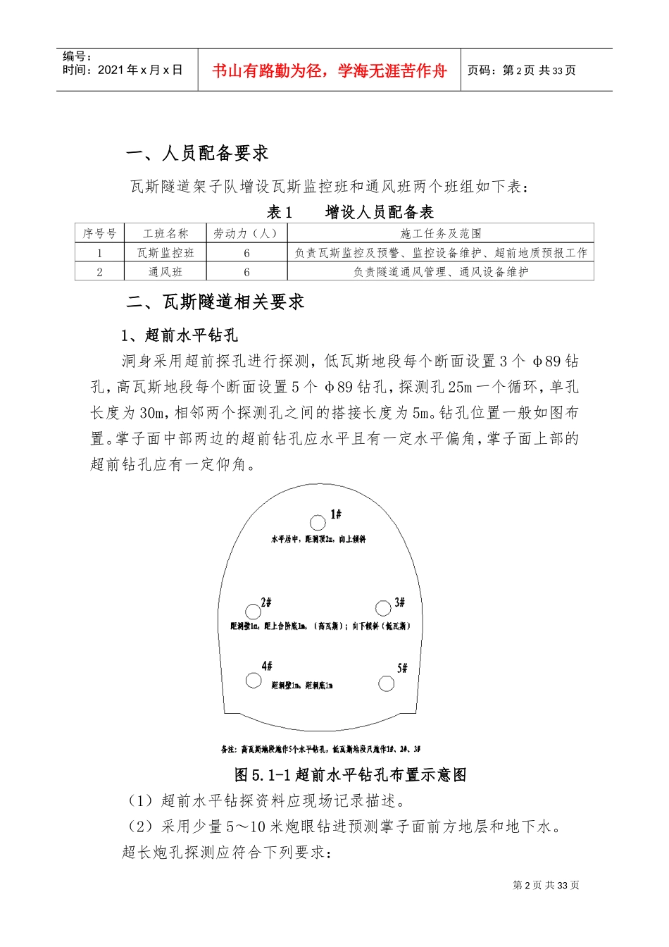 瓦斯隧道安全交底培训范本_第2页