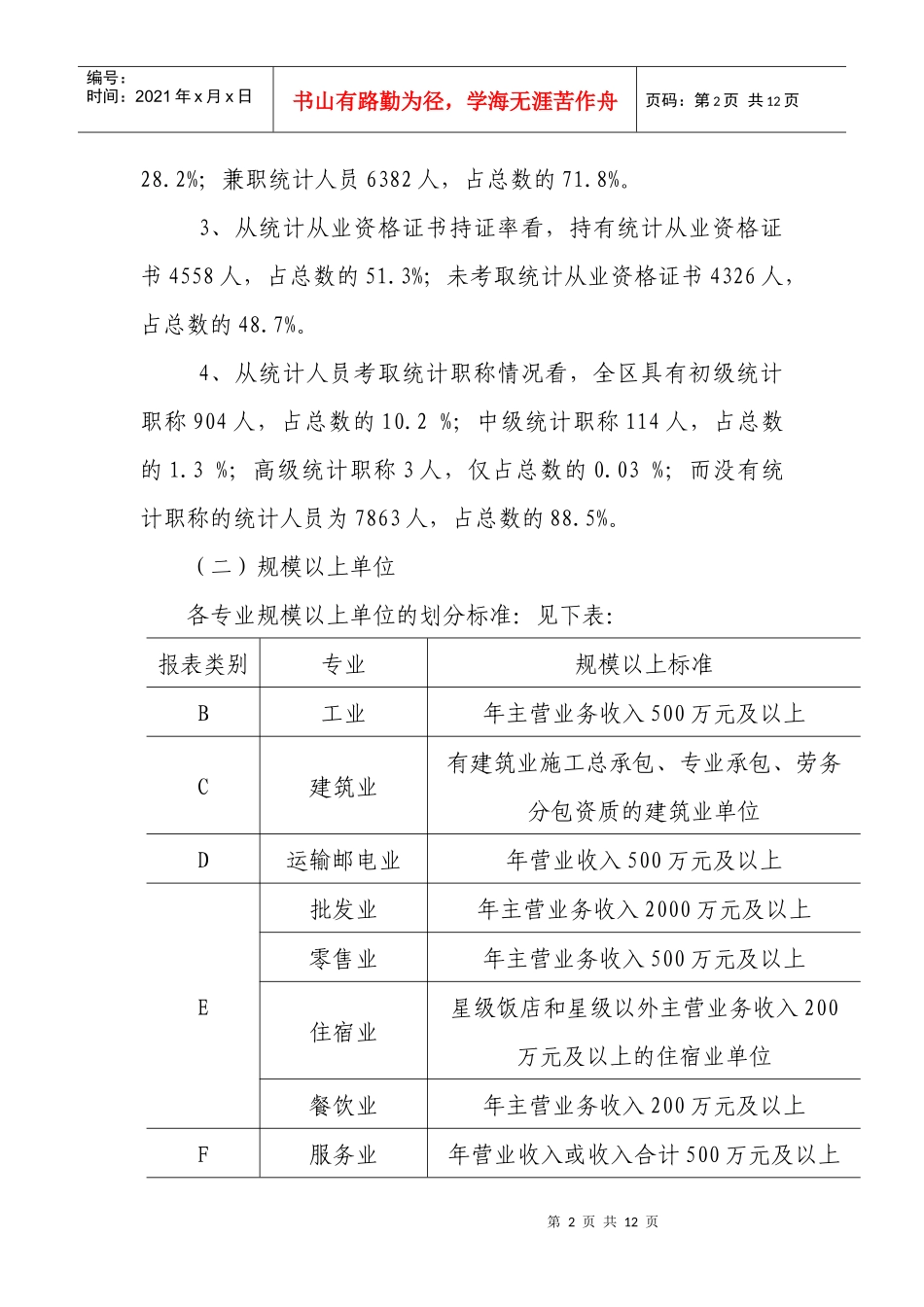 房山区统计人员现状分析_第2页