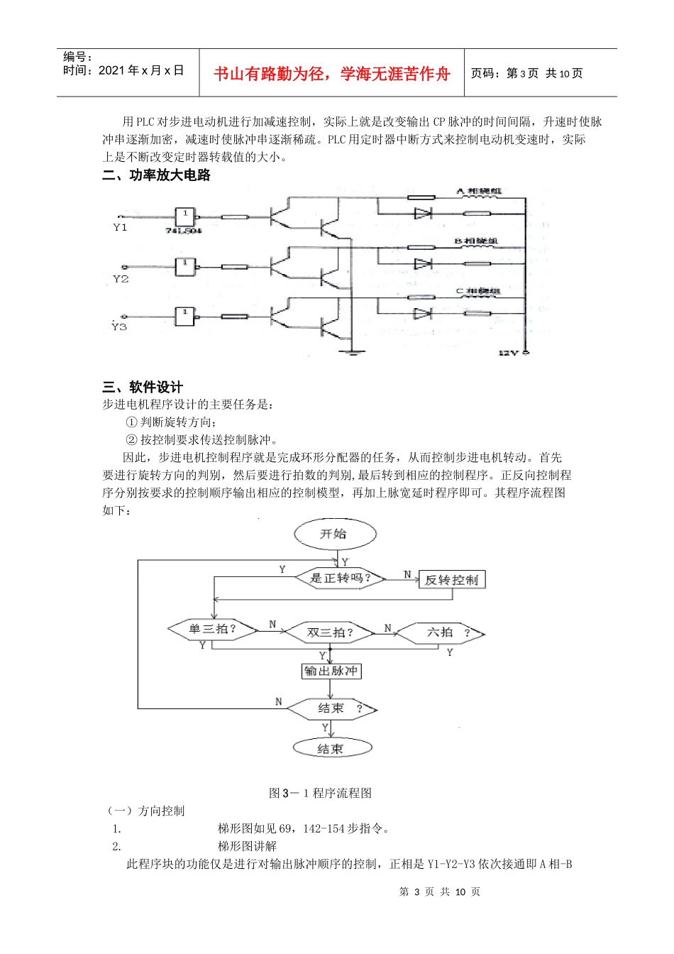 步进电动机的PLC控制-职业培训教学网_第3页