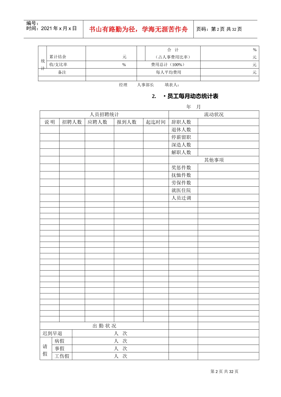 行政人事表格大全[1](DOC30页)_第2页