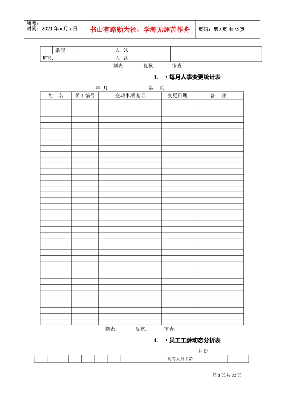 行政人事表格大全[1](DOC30页)_第3页