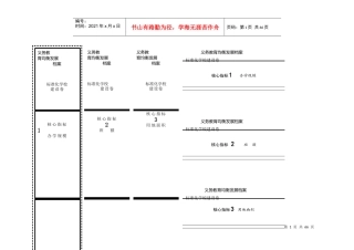 档案盒标签(核心指标普通指标)（DOC55页）
