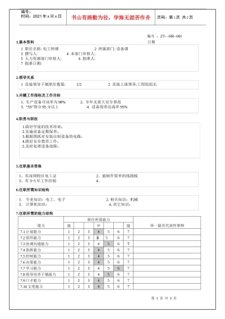 电工师傅职位说明