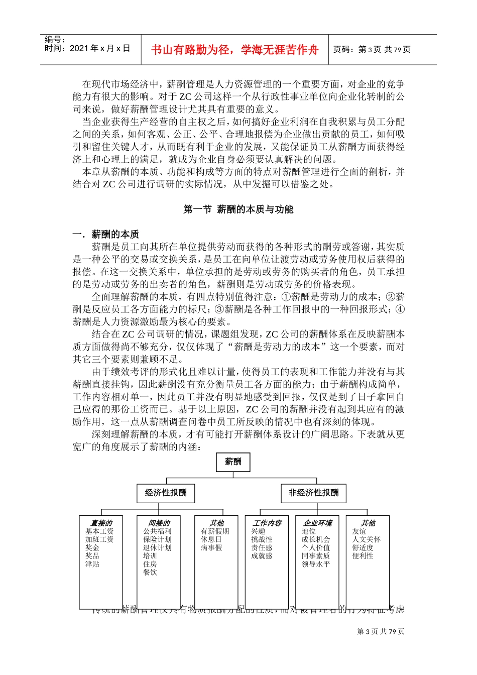 某某公司薪酬体系设计研究报告_第3页