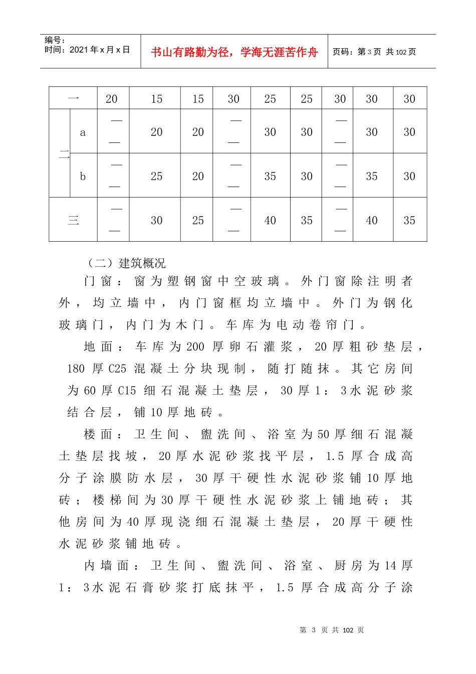消防综合楼施工组织设计_第3页