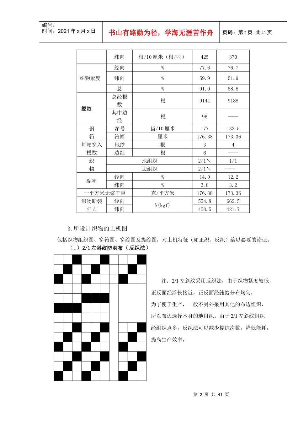 机织工艺设计与计算培训课程_第3页