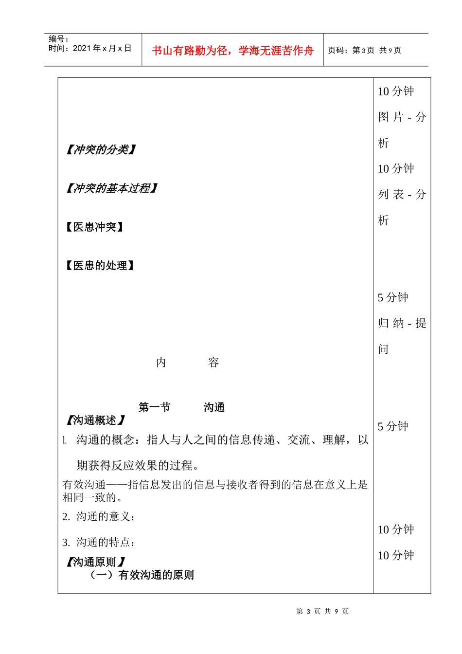 沟通与冲突教案(第8章)_第3页