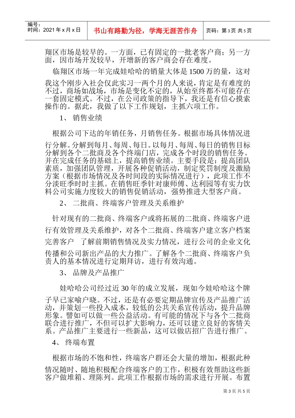 某某企业工作规划书_第3页