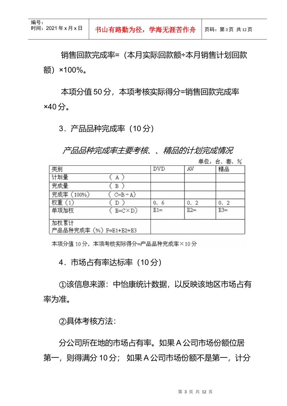 某公司总经理考核细则_第3页