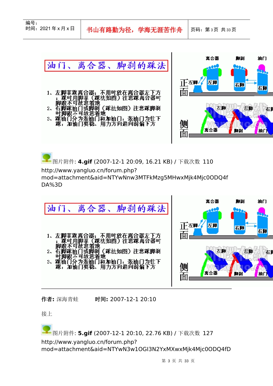 非常详细的汽车驾驶培训教程_第3页
