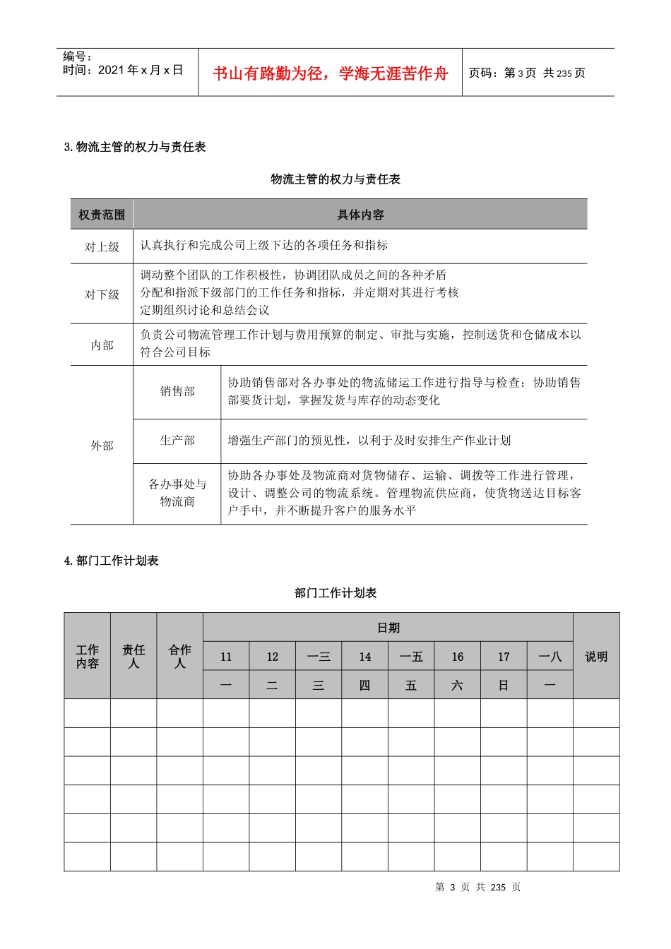 物流主管高效工作手册_第3页