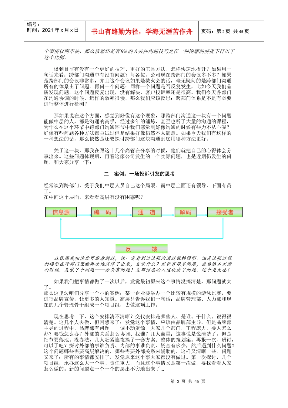 跨部门沟通专题讲座_第2页