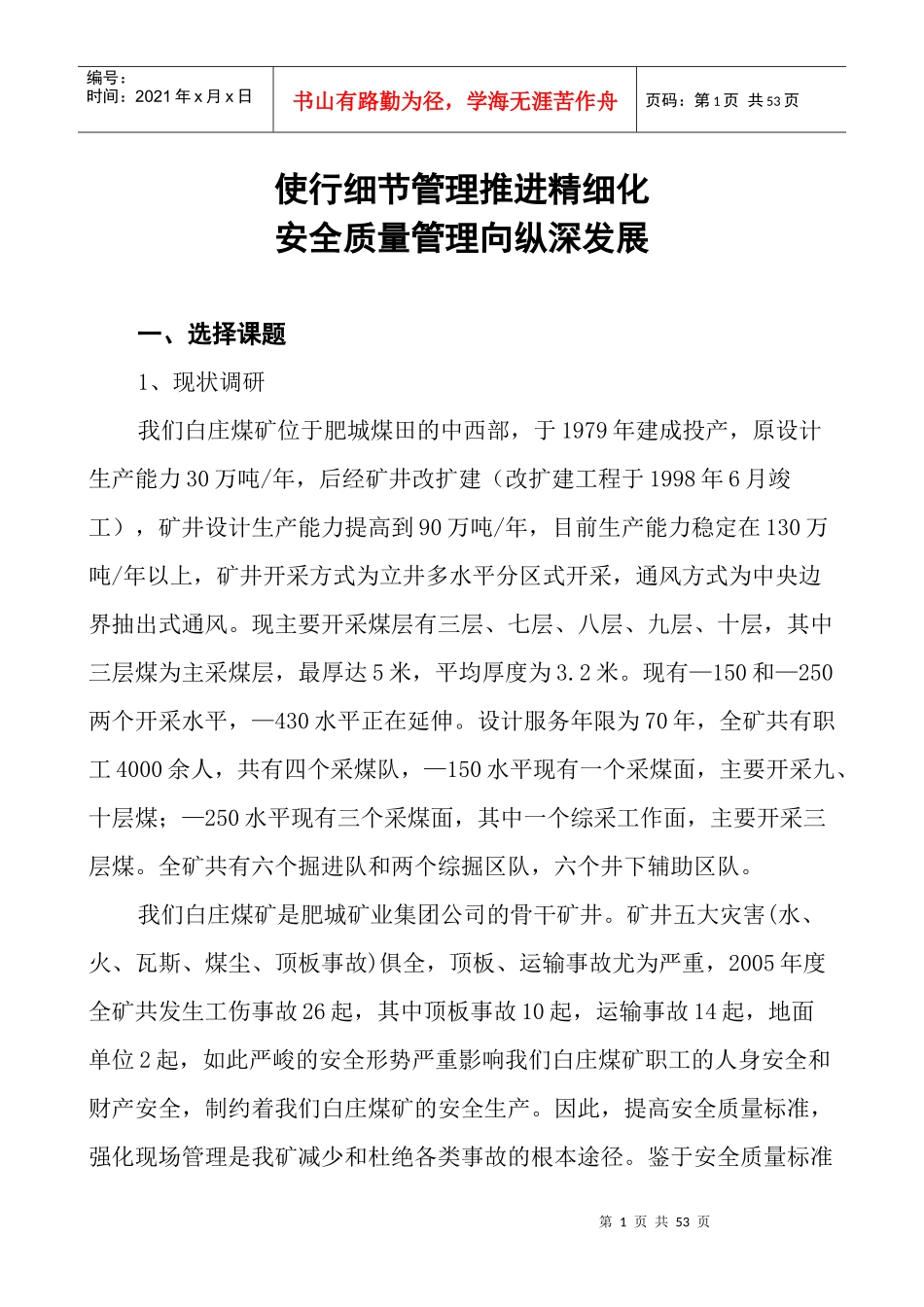 精确化安全质量考核标准1_第1页