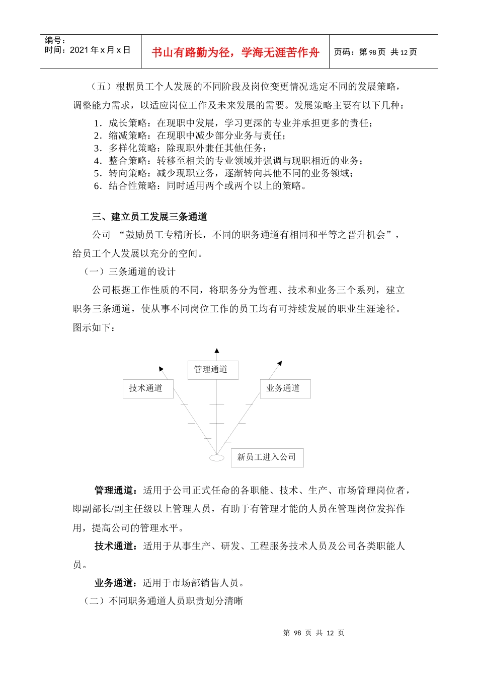 报告六：山东鲁能积成电子股份有限公司员工职业生涯设计_第3页