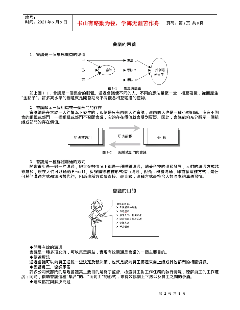 高效会议管理技巧课件_第2页