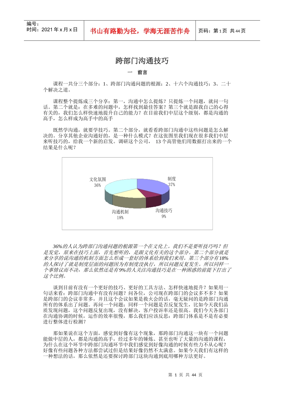 时代光华网络学院__跨部门沟通技巧_第1页