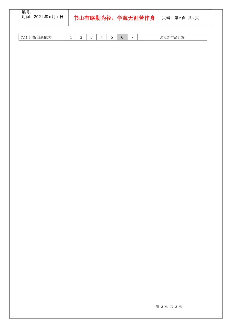 电磁铁事业部生技课课长工作职责说明书_第2页