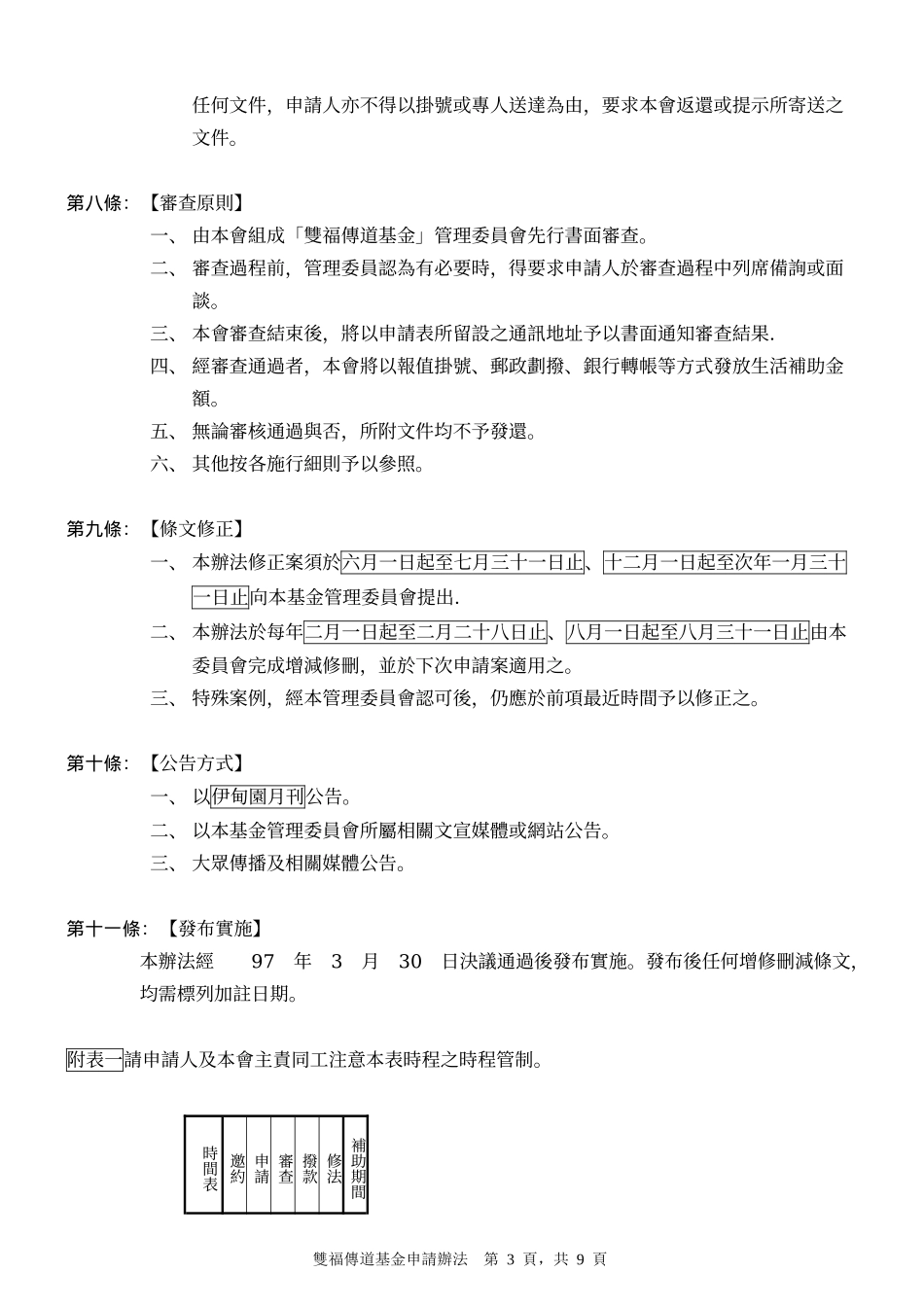 财团法人伊甸社会福利基金会双福传道基金申请办法_第3页