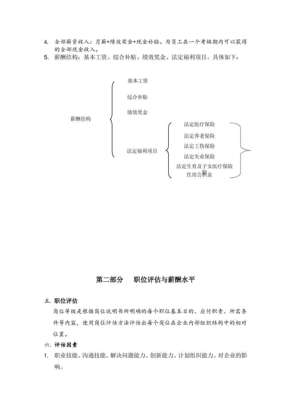 薪资政策奖金方案岗位测评工具_第3页