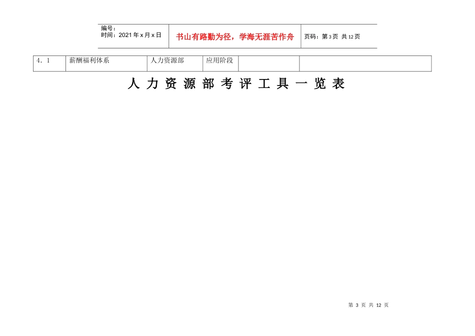 考评工具表2_第3页