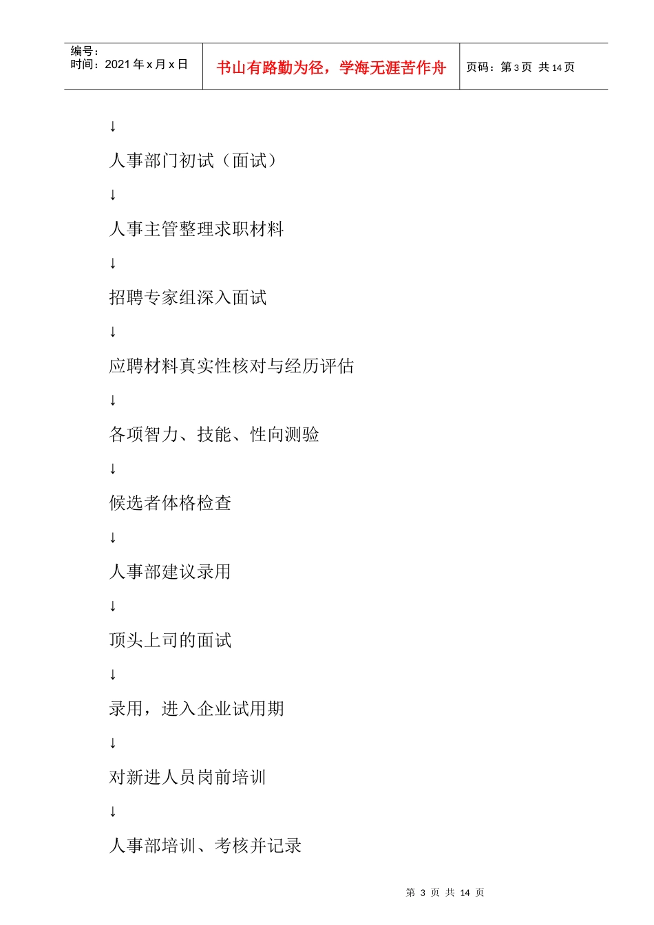 招聘计划与招聘策略_第3页