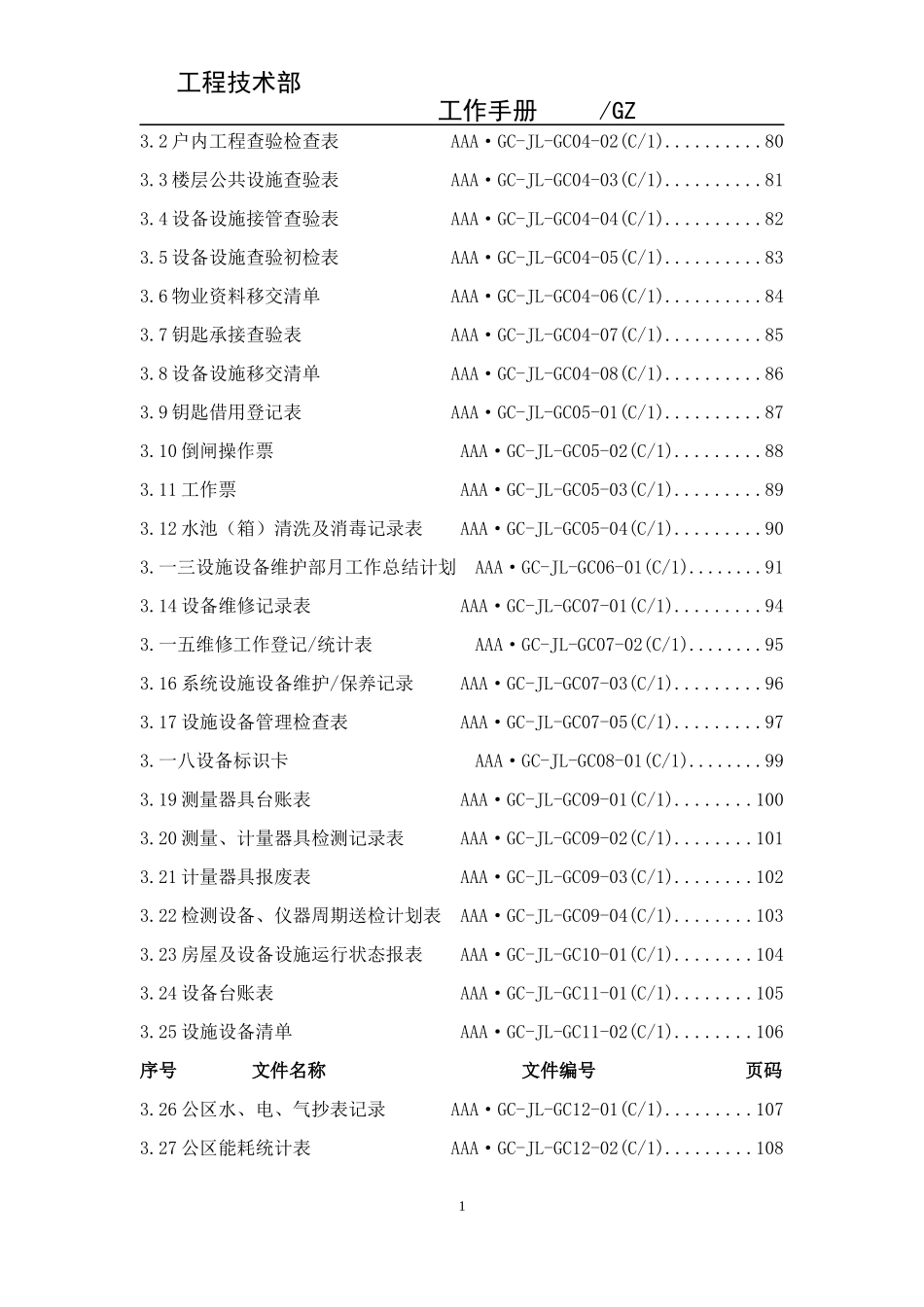 物业工程技术部工作手册_第3页