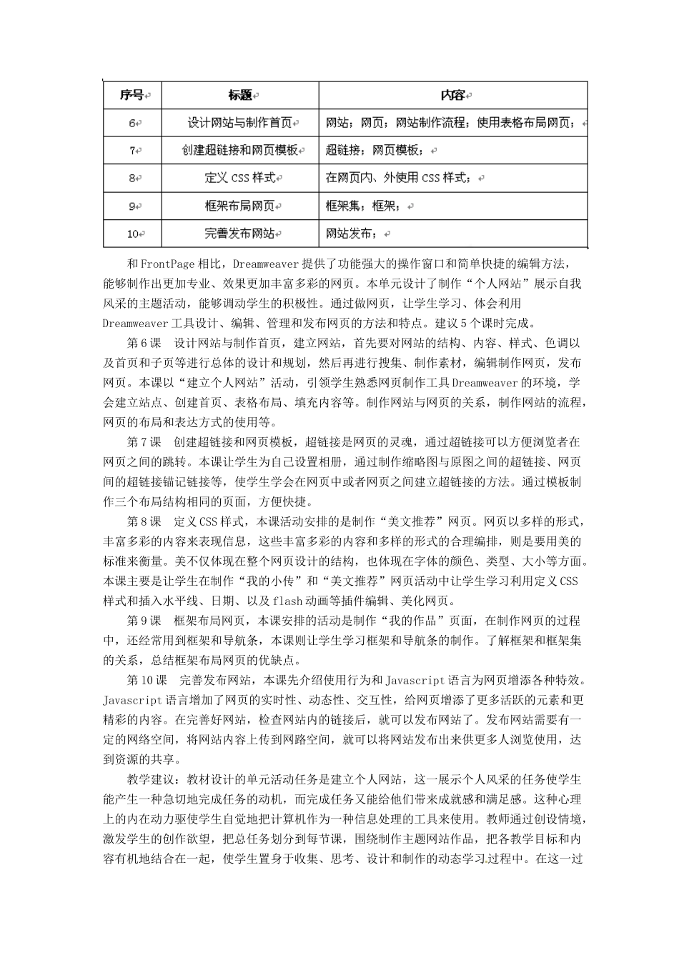 河北省秦皇岛市抚宁县驻操营学区初级中学初中信息技术《信息技术》全册教案_第3页