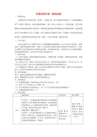 河北省秦皇岛市抚宁县驻操营学区初中信息技术 形象的统计图—图表创建教学设计 新人教版