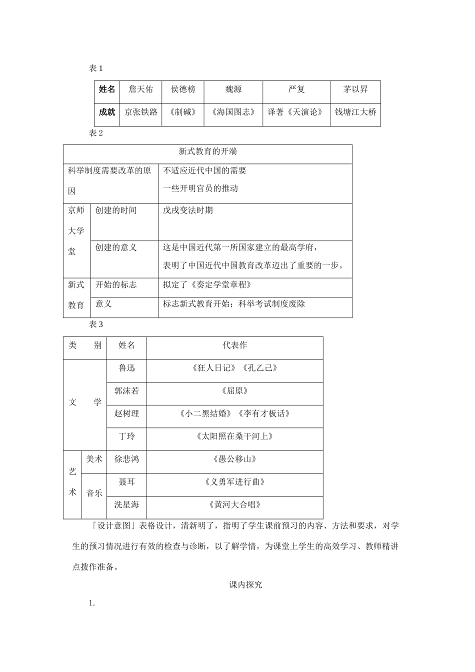八年级历史上册 科学技术与思想文化教案（二）人教新课标版_第2页
