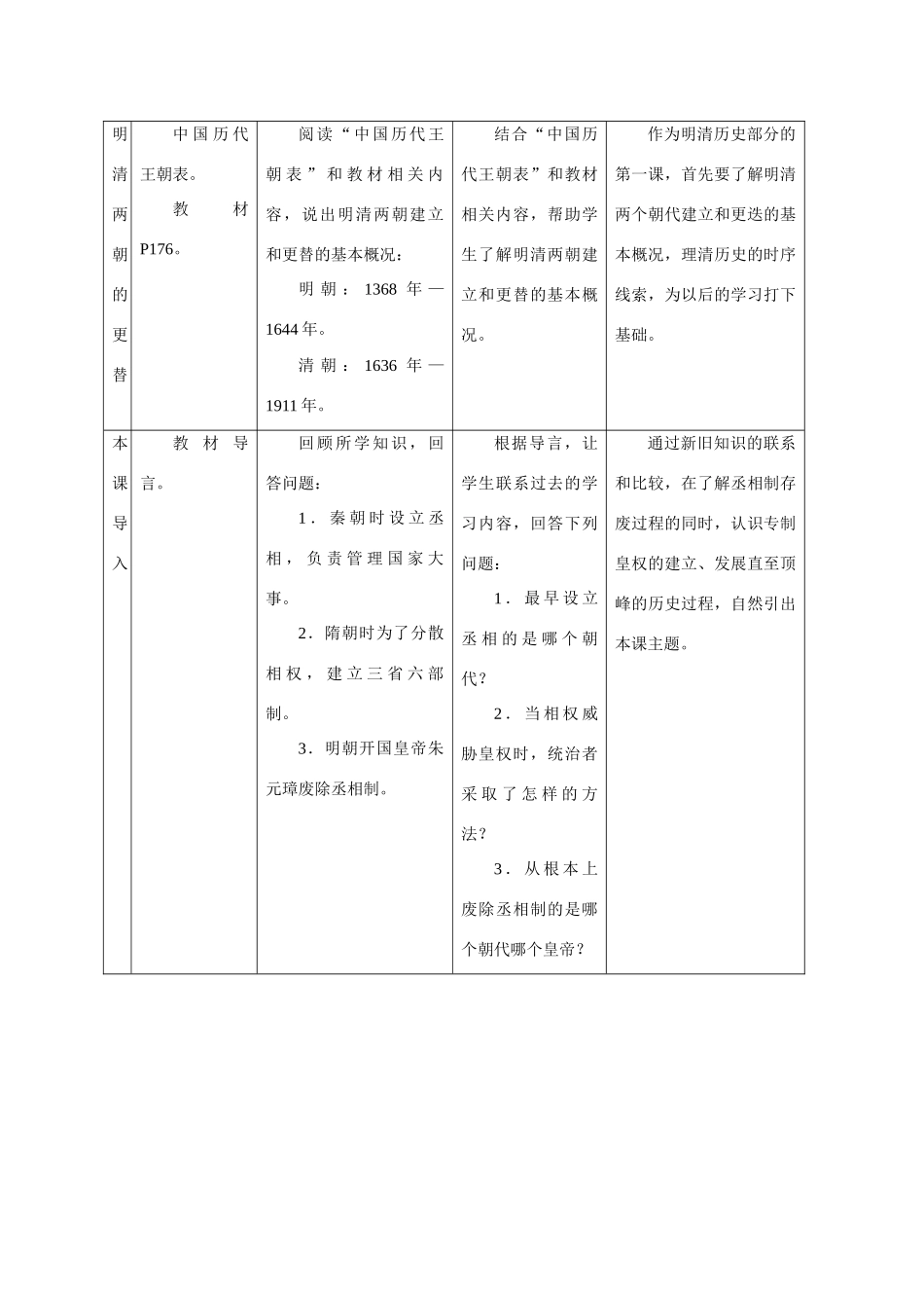 华师大版七年级历史上册第23课    专制皇权的强化_第2页