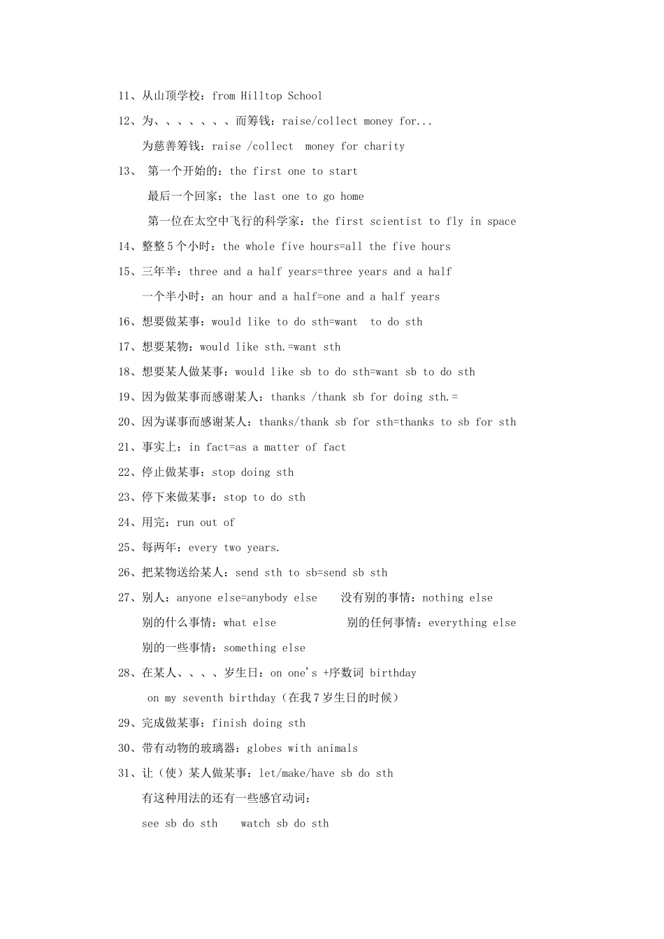 八年级英语下册 unit6复习导学案 人教新目标版_第2页