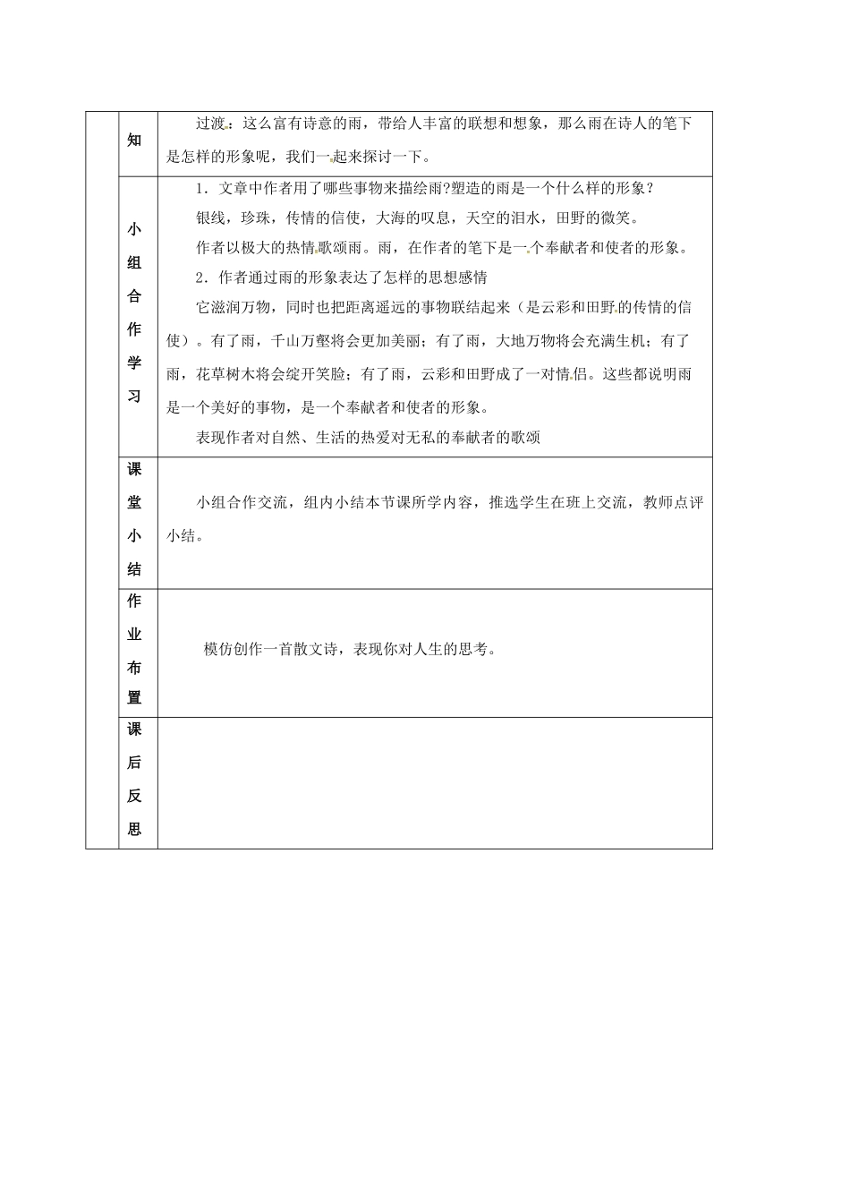 甘肃省定西市八年级语文下册 第二单元 10 组歌导学案2 （新版）新人教版-（新版）新人教版初中八年级下册语文学案_第2页