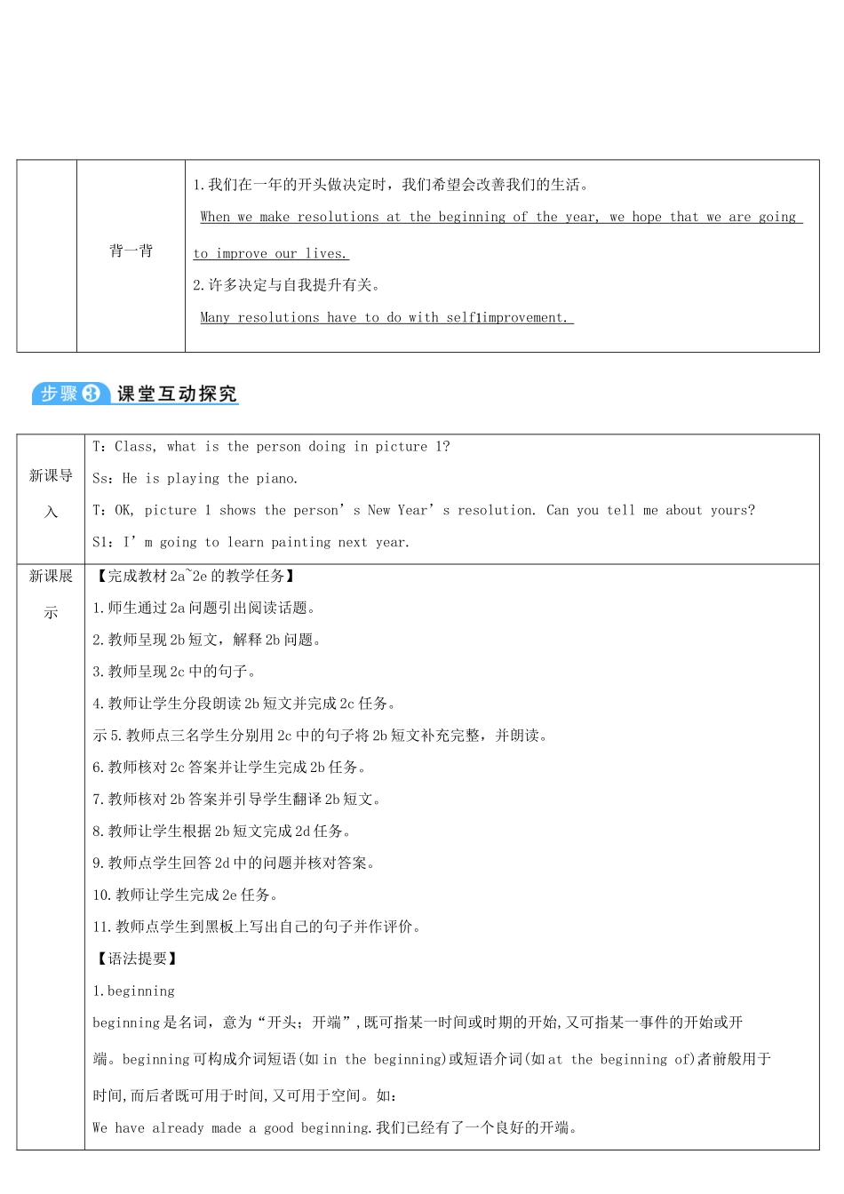 八年级英语上册 Unit 6 I'm going to study computer science Section B 第4课时导学案 （新版）人教新目标版-（新版）人教新目标版初中八年级上册英语学案_第2页
