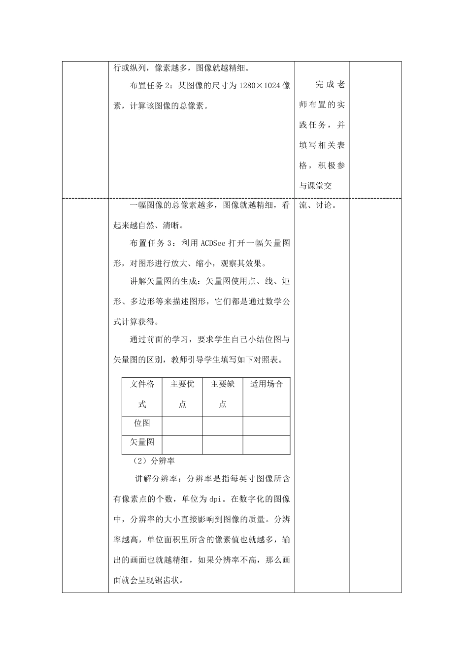 八年级信息技术上册 1.1 图像的获取教案_第3页