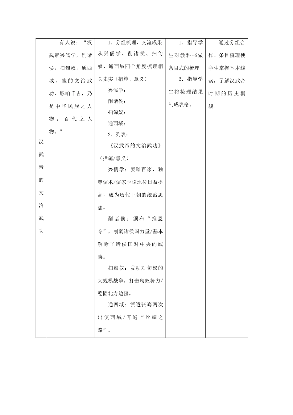华师大版七年级历史上册第9课  汉朝的兴盛_第3页