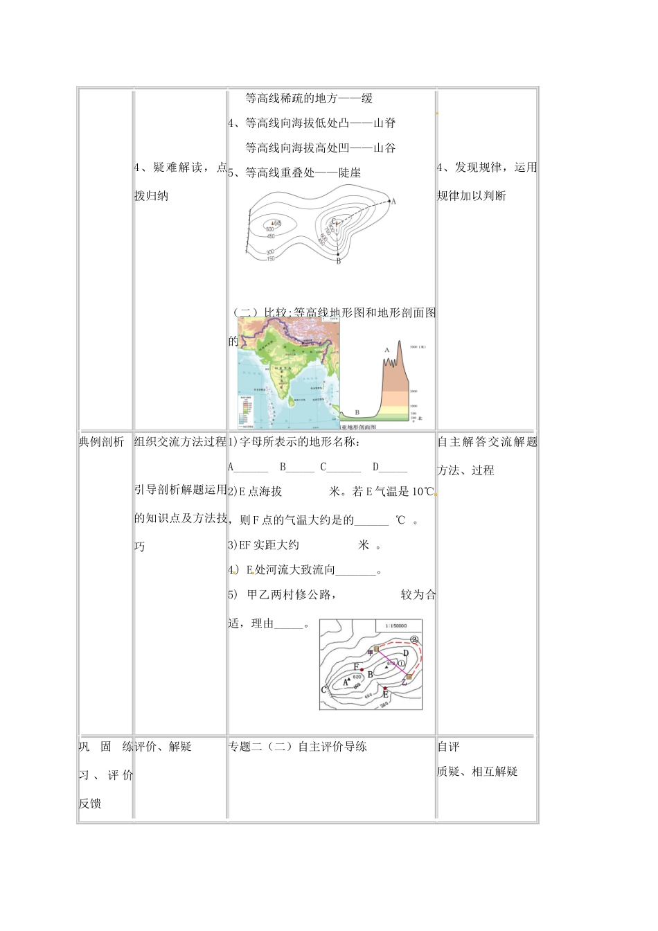 湖北省宜昌市中考地理 专题复习二 地图教学设计-人教版初中九年级全册地理教案_第2页