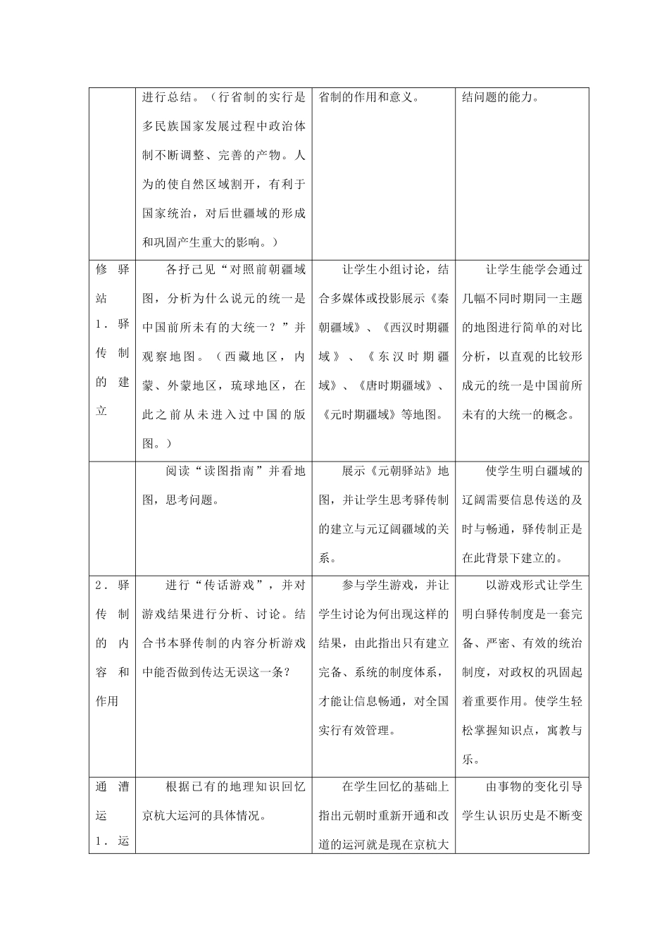 华师大版七年级历史上册第20课 辽阔帝国的统治_第3页