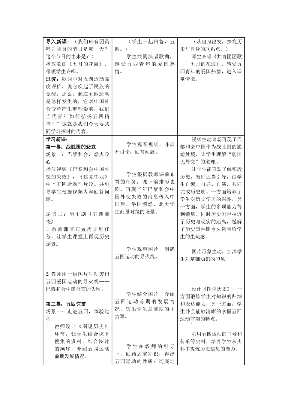八年级历史上册 第13课 伟大的开端教案 北师大版-北师大版初中八年级上册历史教案_第2页