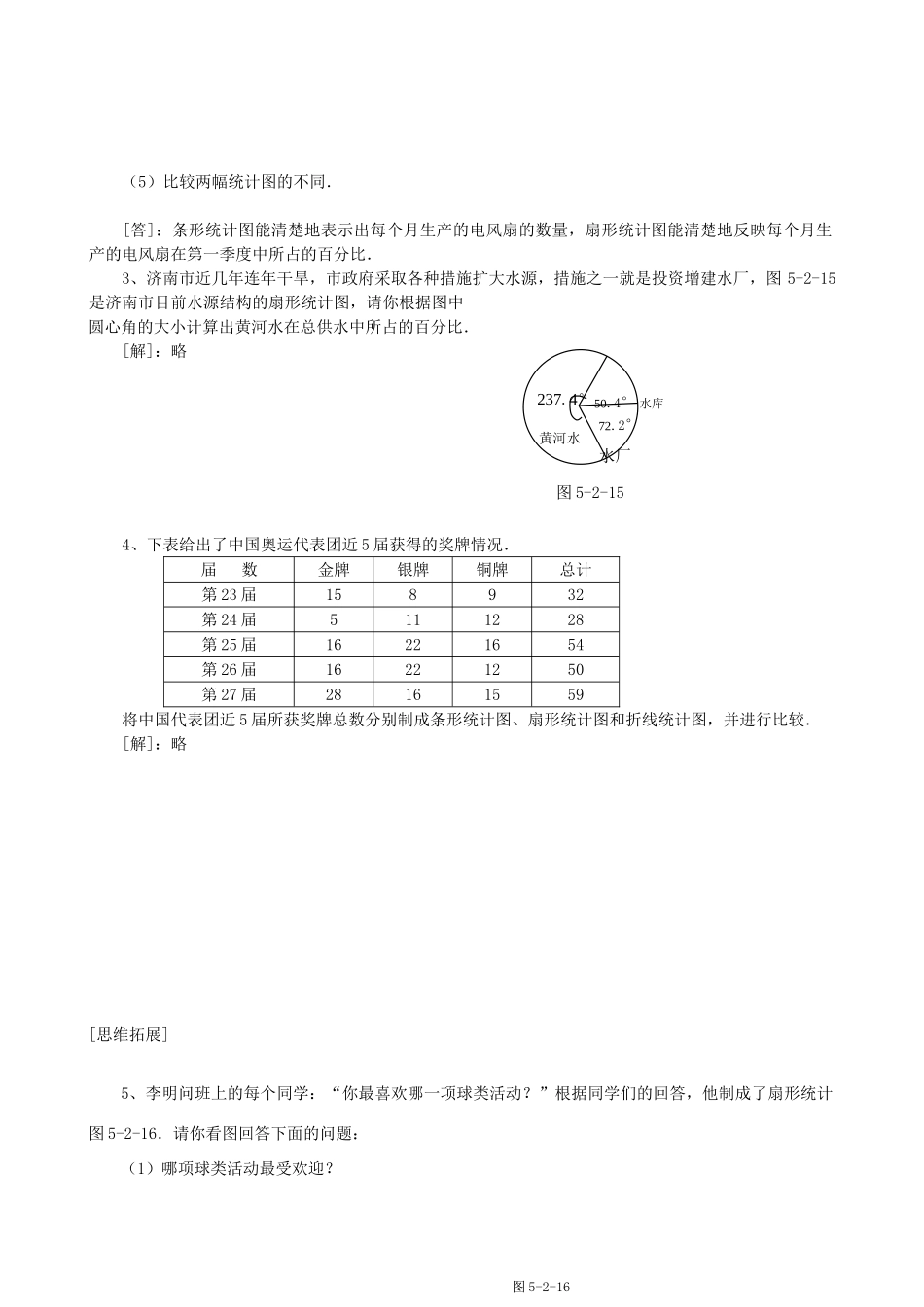 河南省偃师市府店镇第三初级中学七年级数学上册《5.02数据的表示》学案（2）_第3页