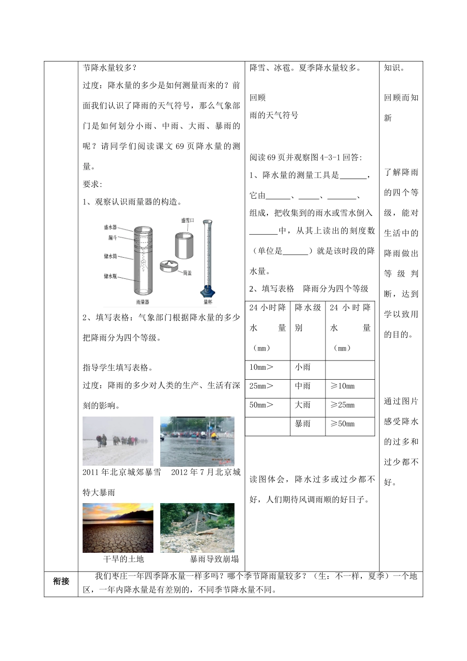 （水滴系列）七年级地理上册 4.3降水的变化与差异教案 （新版）商务星球版-（新版）商务星球版初中七年级上册地理教案_第2页
