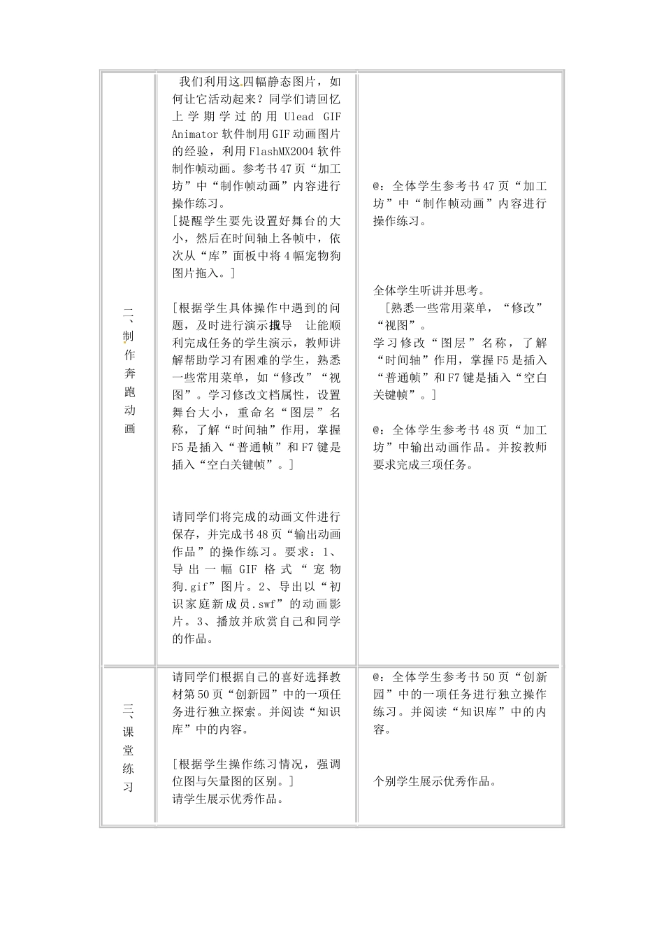 安徽省滁州二中七年级信息技术下册《第二单元 家庭伙伴我介绍》教案_第3页