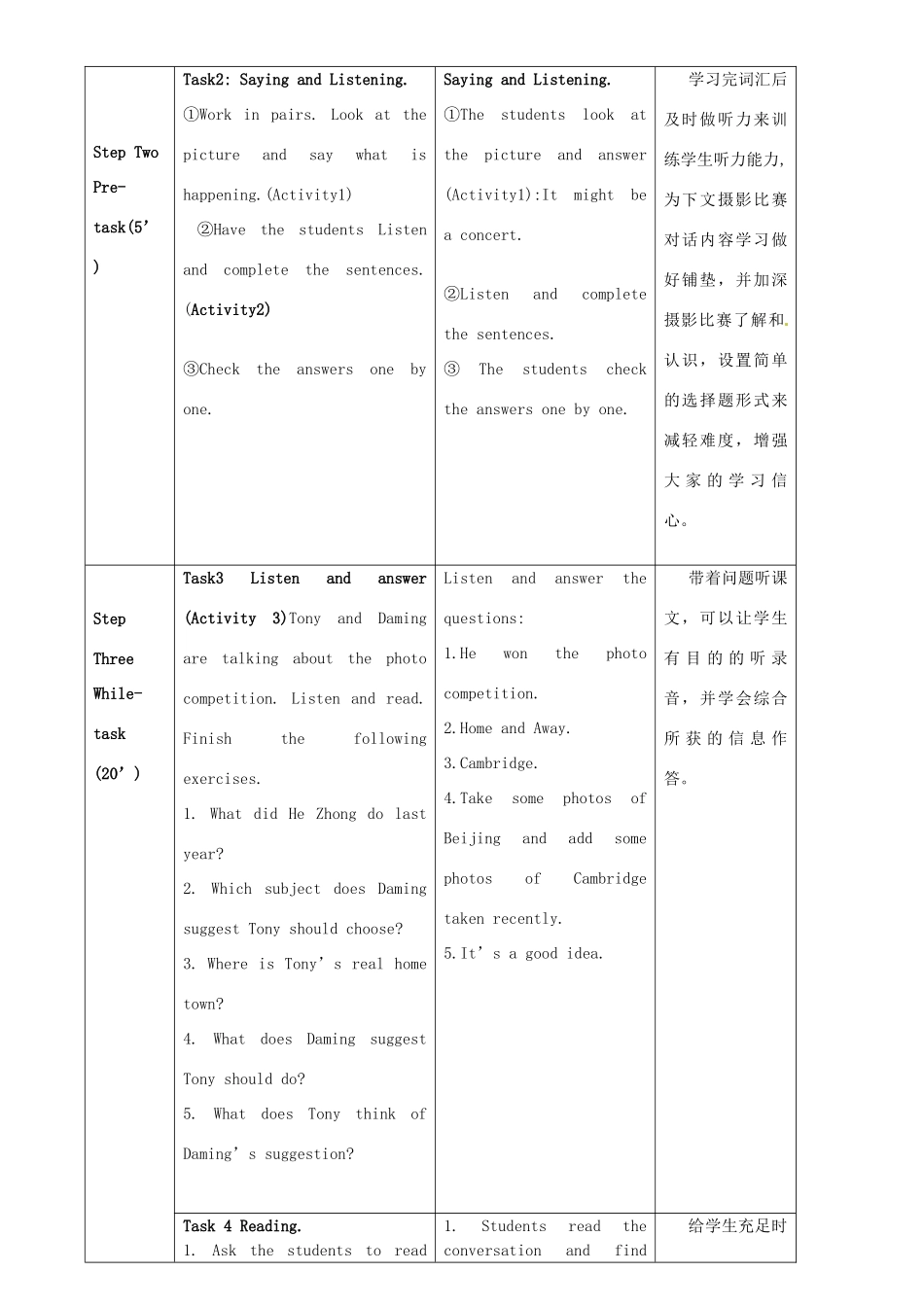 广东省惠东县惠东中学九年级英语上册 Module 11 Unit 1 He’s the boy who won the photo competition last year!教学案 （新版）外研版_第2页